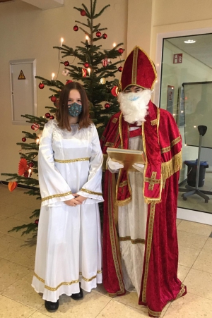 Nikolaus in Corona-Zeit an der Realschule Bad Schönborn