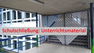 Schulschließung: Unterrichtsmaterial