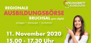 „Regionale Ausbildungsbörse Bruchsal goes digital“ am 11.11.2020