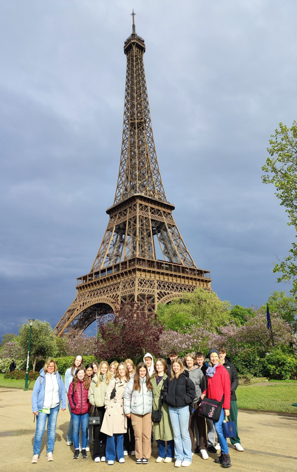 9er-Französisch-Kurs der Realschule Bad Schönborn erkundet Paris
