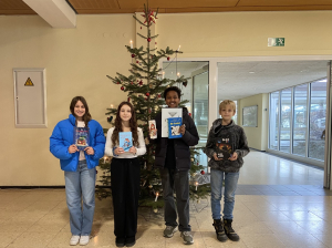 Mariella Simeone aus der Klasse 6d gewinnt den diesjährigen Vorlesewettbewerb