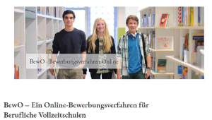 Anmeldung an weiterführenden Schulen – BewO2023